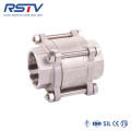 Stainless Steel 3PC NPT BSPP BSPT Check Valve